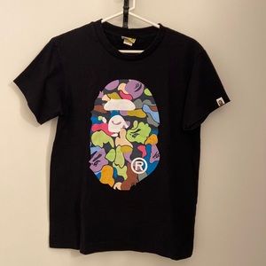 BAPE Multi Camo Big Ape Head Tee (Vintage Japanese Version)